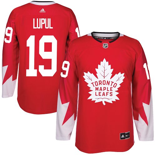 Adidas Maple Leafs #19 Joffrey Lupul Red Team Canada Authentic Stitched Youth NHL Jersey